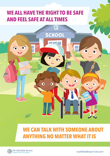 Protective Behaviours Themes Poster – WA Child Safety Services